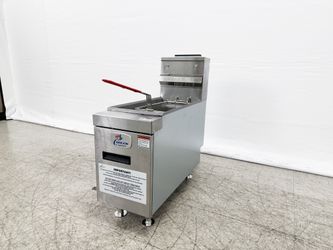 NSF Gas Countertop Fryer Two tube burners NG CTF-2