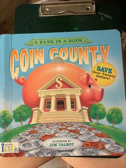 Innovative kids coin county A Bank in a Book