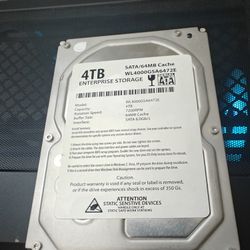   White Label 4TB HDD 