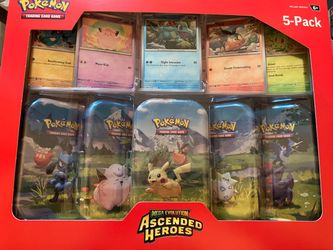 Pokemon  Ascended Heroes Mini-Tins 5 pack