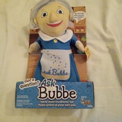 New Ask Bubbe Talking Jewish Gradmother Doll 