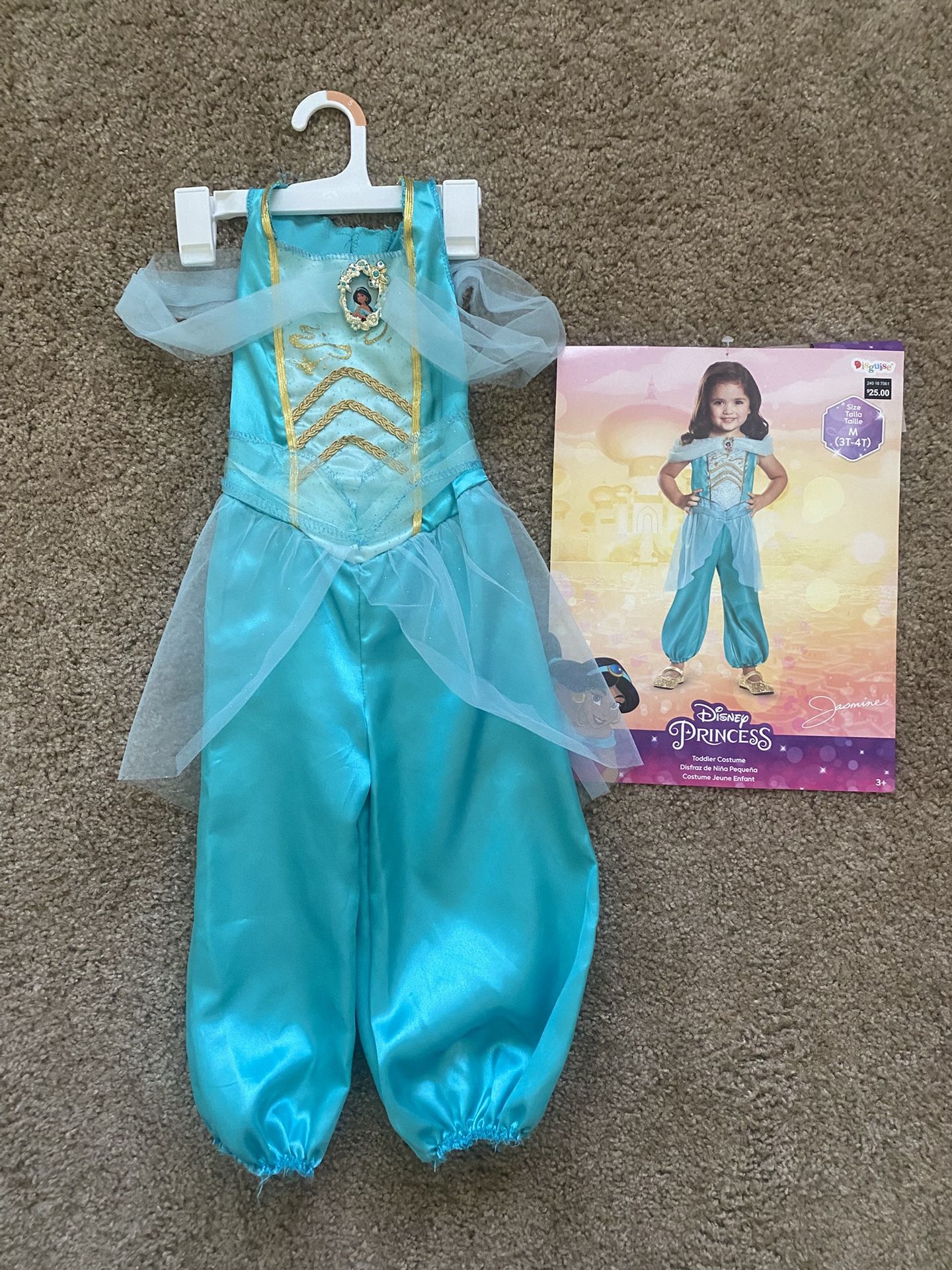Disney princess jasmine costume Halloween girls Kids 3T