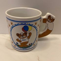 Vintage Original Zeddy Zellers Teddy Bear Mug Canadaina Shopping Nostalgia 