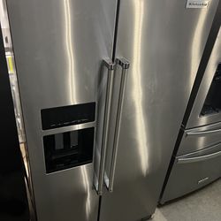 Kitchenaid side by side fridge 2025