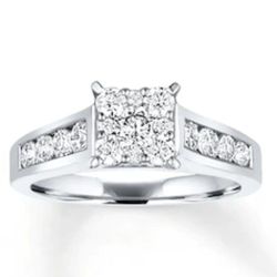 1 ct tw Diamond Engagement Ring + Warranty