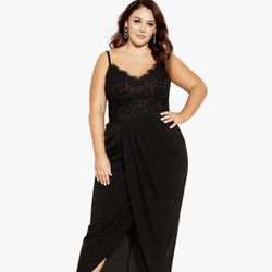 CityChic Lace Touch Dress 