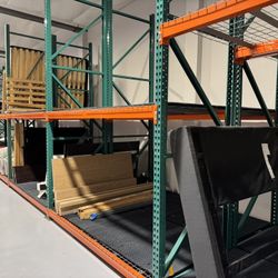 6 Bays EXTRA DEEP Pallet Racking – 12FT Tall – 86” Deep – Heavy Duty Warehouse Shelving