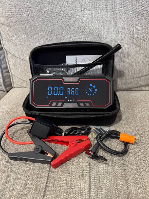 Heavy Duty 12,000A Car Jump Starter