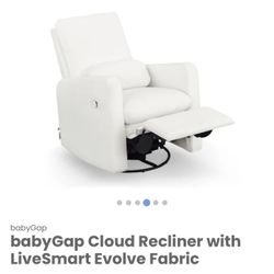 New Baby Gap Cloud Recliner/ Glider/ White Recliner