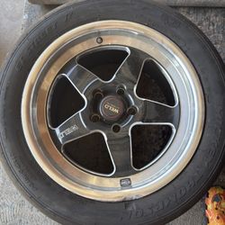Weld Ventura Drag Wheels With P315/35R17 Mickey Thompson 