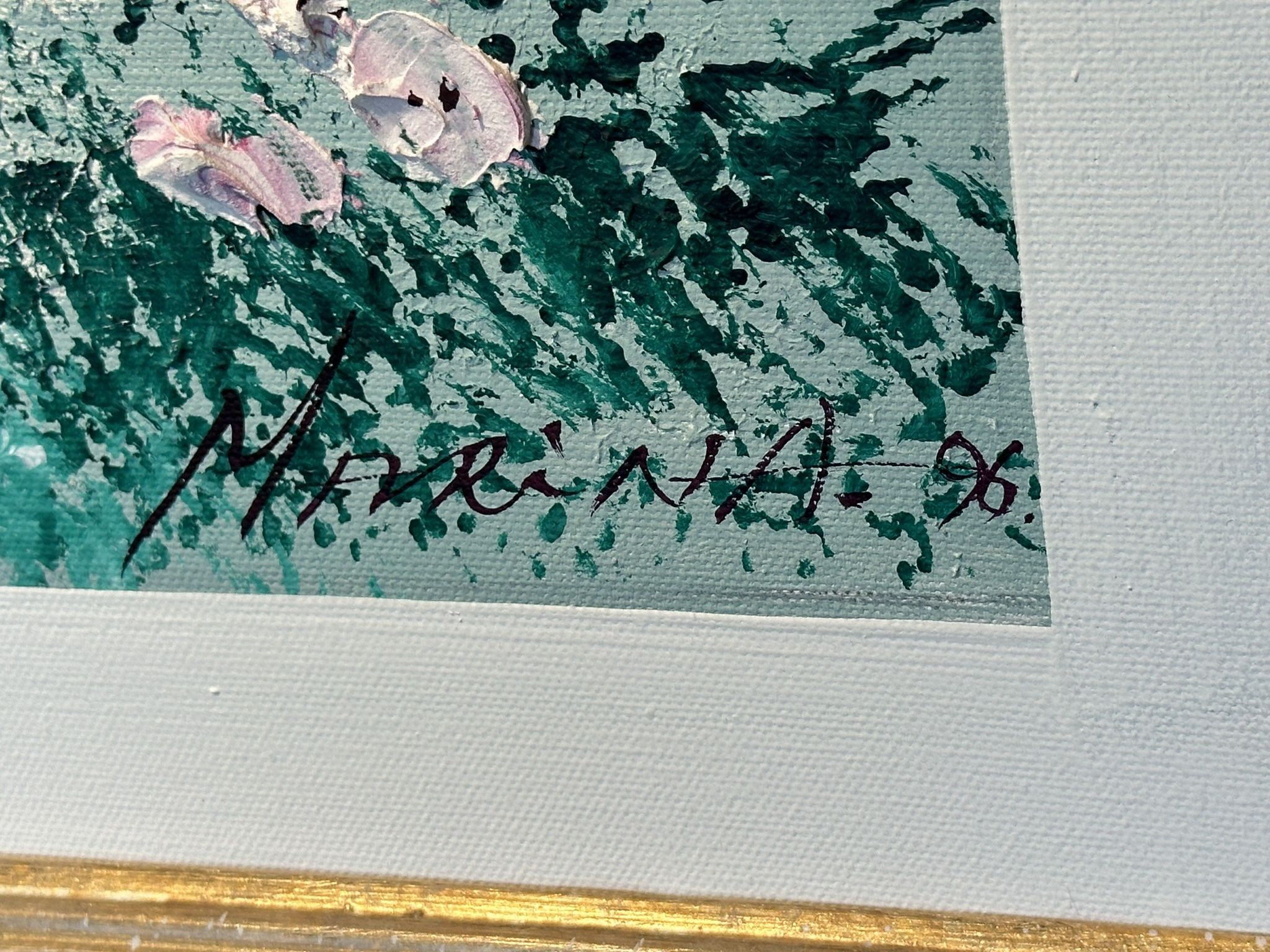 Large 80s Laguna Beach Painting. 