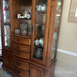 Dining table and China Cabinet 