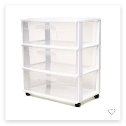 Plastic 3 Drawers 