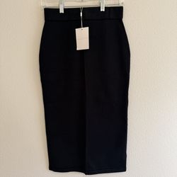 Endless Rose Black Pencil Skirt