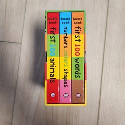 First 100 Box Set Board Books ( Set Of 3)