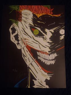 Joker 1:1 Custom Art Signed by Artist