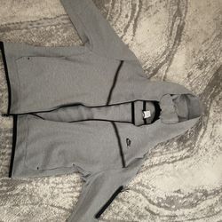 Nike Tech Fleece Full-Zip Hoodie - Gray - Men’s Size XL