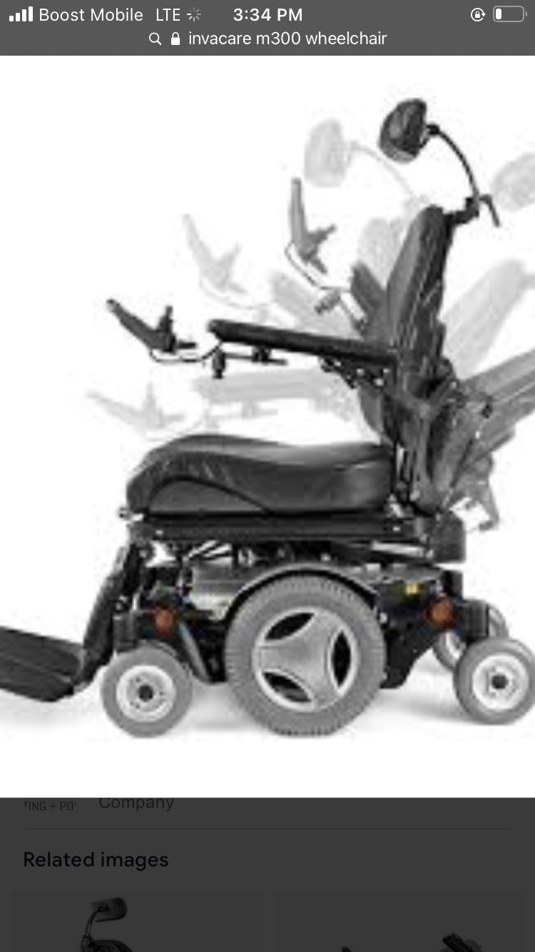 Perimobil M300 electric wheelchair. Brand new batteries