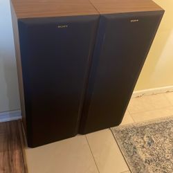 Two Sony Speakers