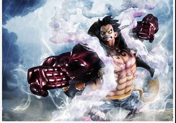 One Piece Luffy Gear 4 Bound Man Figure Portrait.Of.Pirates MegaHouse Anime New Portrait