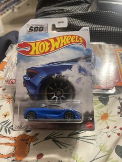 Blue Hot Wheels McLaren