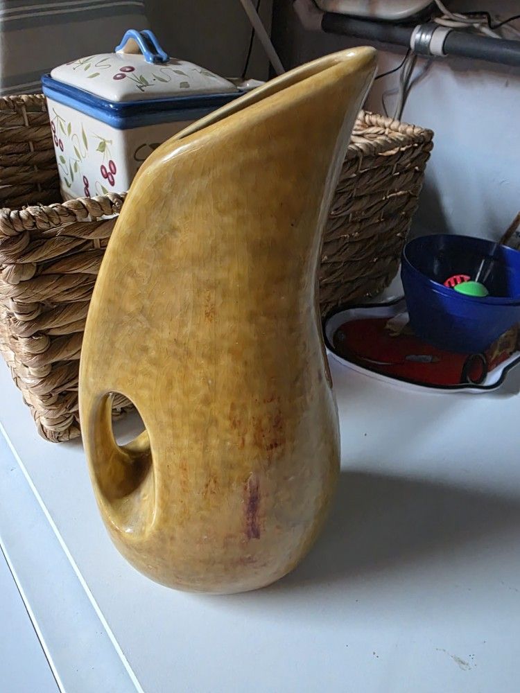Art Deco Pottery water Pitcher