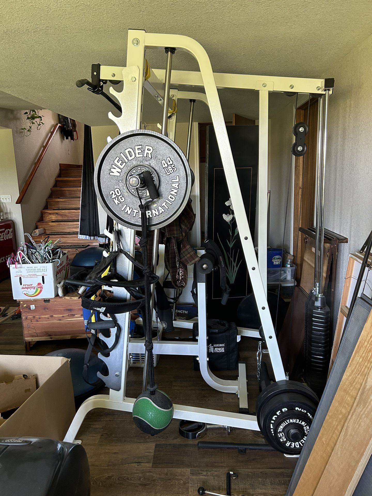Smith Machine With High & Low Cable