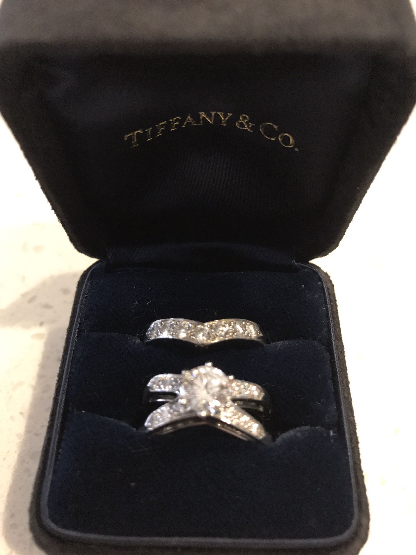 Tiffany & Co. Engagement Ring Set  & Accessories
