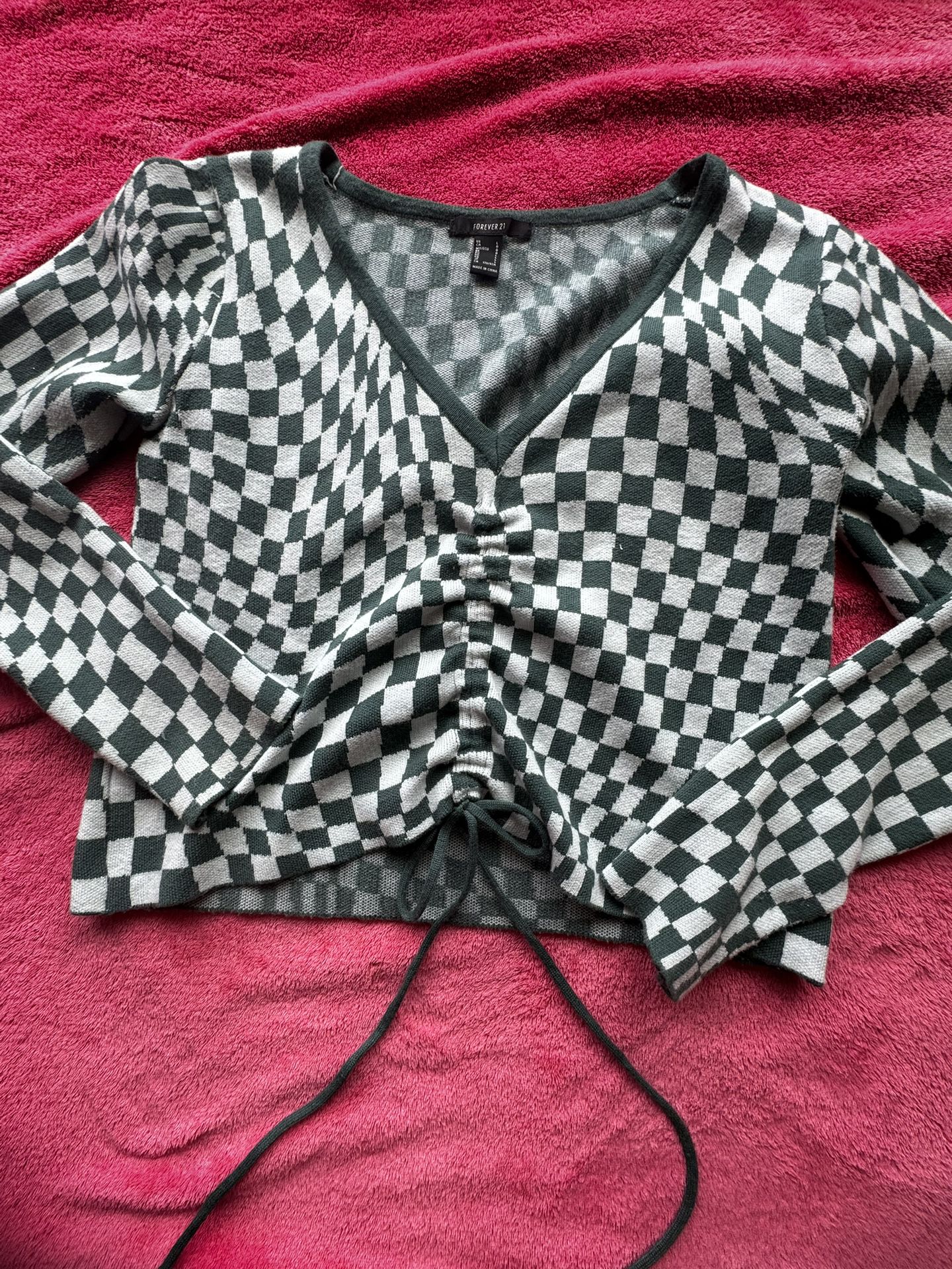 Checkered Cozy Long Sleeve 