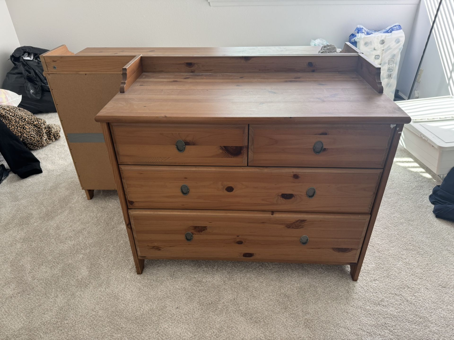 Nursery Vintage Wood Dresser (Set Of 2) 