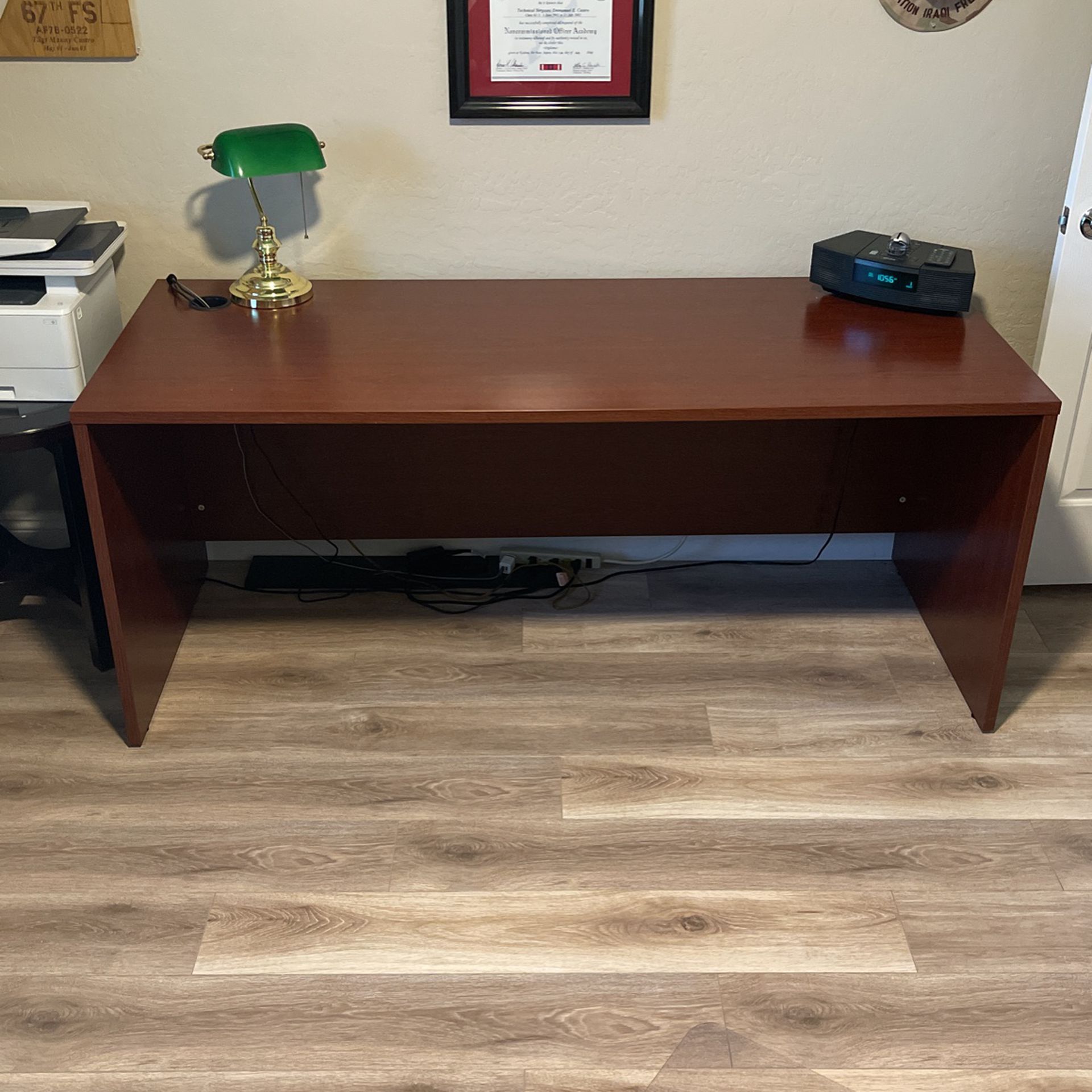 Cherry Wood Office Desk