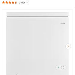 7.0 cu. ft. Manual Defrost Chest Freezer with LED Light in White Garage Ready