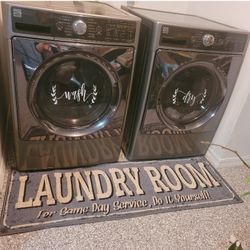 Washer And Dryer Kenmore Elite With Decals