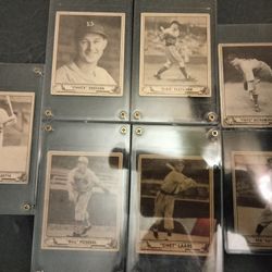 1940 Baseball Cards Lot 