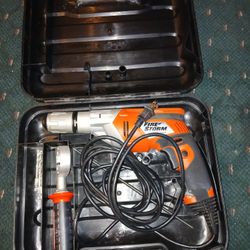 1/2" Hammer Drill With Case And Bits