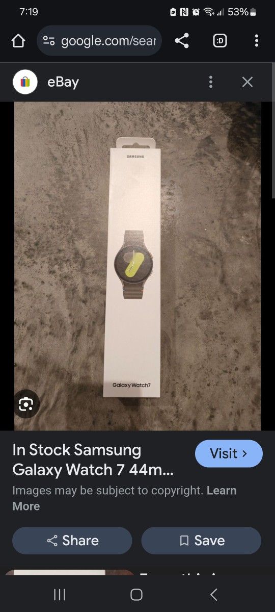 Galaxy Watch 7 LTE (Never Used)