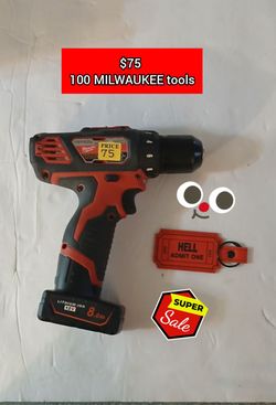 Milwaukee drill impact tools batteries