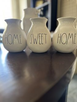 Rae Dunn Home Sweet Home Vase Set