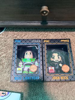 PIX! Buzz Lightyear & John Wick Limited Edition Figures