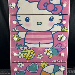 Hello Kitty And Friends Dresser Available In Different Characters 