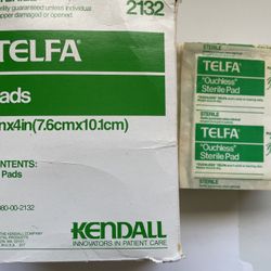 New! 29 Big Ouchless Sterile Pads 3”x4” + 35 Castile Soap Towellets 