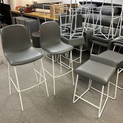 Grey Bar Stools 