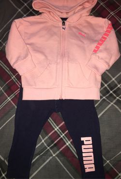 6-9 month Puma sweater and leggings