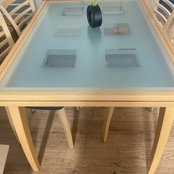 Dining Table With 4 Chairs