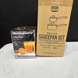 Kitchen Bundle – New Juicer + Saucepan Set