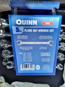 5PC Quinn Flare Nut SAE