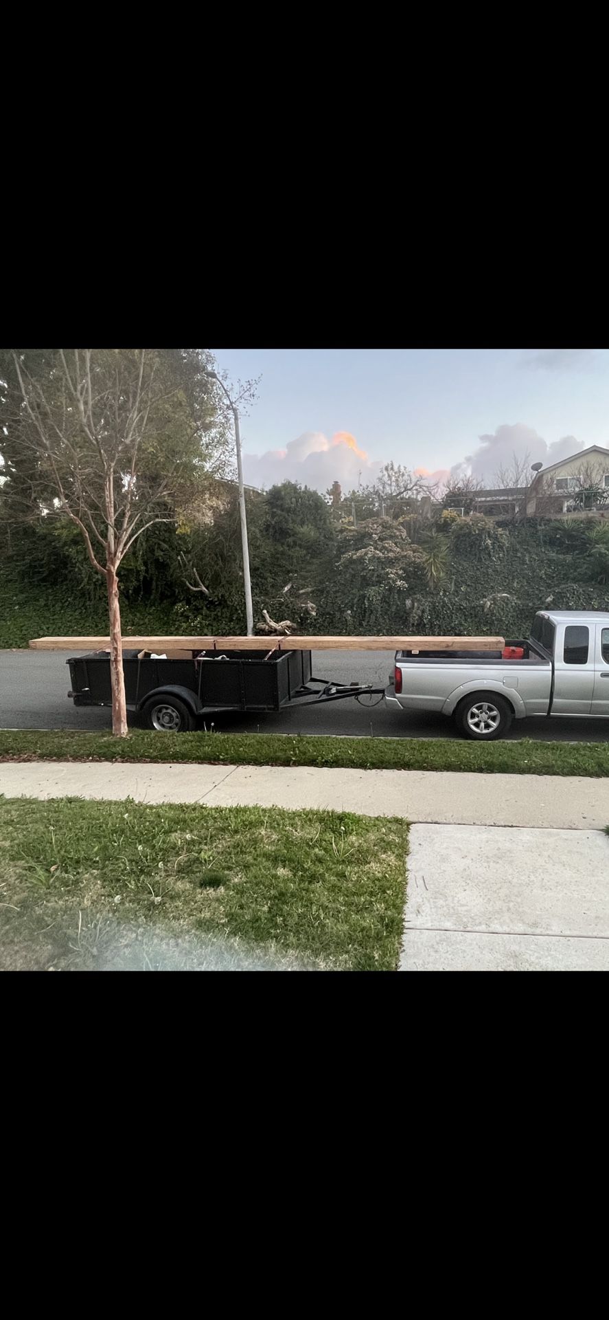 Utility and dump trailer traila