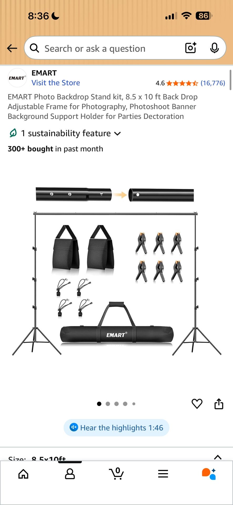 Backdrop Stand Kit