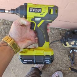 Ryobi Impact With Brand New Battery And An Extra Offbrand Battery