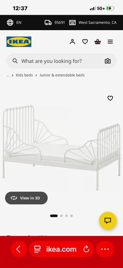 Used twin bed frame with mattress